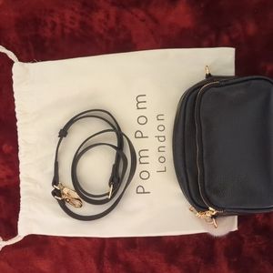 Pom Pom London Mayfair black purse